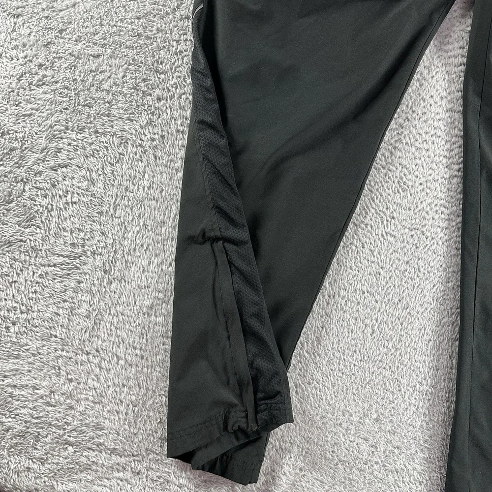 Reebok Windbreaker Track Pants Mens XL Lined Pockets Elastic‎ Zip Ankle